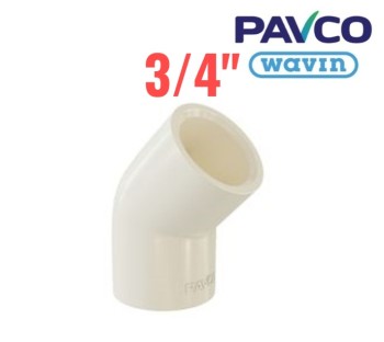 CODO CPVC DE AGUA CALIENTE 3/4 X 45°PAVCO