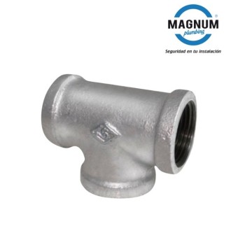 TEE GALVANIZADO DE 1/2