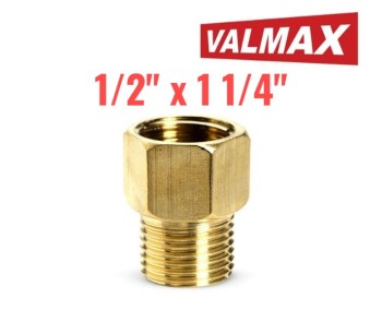 ADAPTADOR DE BRONCE 1/2 X 1. 1/4 VALMAX